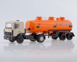 МАЗ-5432 (бежевый) с полуприцепом НЕФАЗ-96742