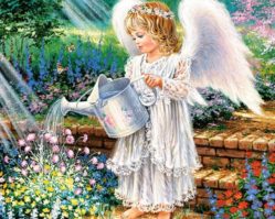 C-103881 Ангел в саду 1000эл.