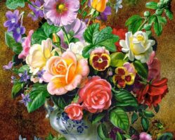 B-52868 Цветы в вазе