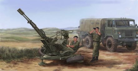 02348 Советская зенитная пушка ЗУ-23-2 (1:35)
