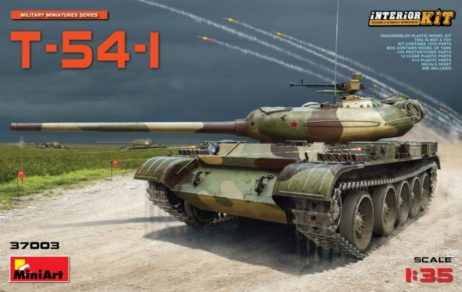 37003 Советский средний танк T-54-1 с интерьером