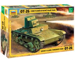 3540 Советский огнеметный танк ОТ-26
