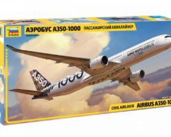 7020 Пассажирский авиалайнер Аэробус А-350-1000