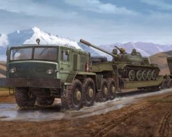 00211 МАЗ-537Г с прицепом ЧМЗАП-5247Г