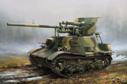 83849 Soviet ZIS-30 Light Self-Propelled Anti-Tank Gun