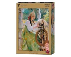 100052 Маковский К.Е. "За прялкой"