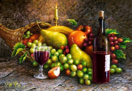 104604 Фрукты и вино