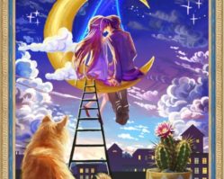 АЖ-1718 Алмазная мозаика "Первая любовь"