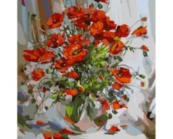 003-AB Букет маков