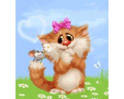 082-AS Рыжая кошечка