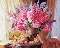 143-AB Виноградно-пионовое