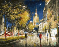 227-AB Вечерний свет Садового кольца