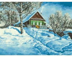 279-AS Домик на горе