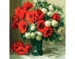 305-AS Маки и снежные шары