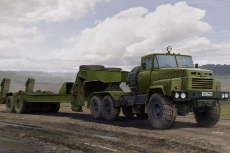 85523 Russian KrAZ-260B Tractor with MAZ/ChMZAP-5247G semitrailer