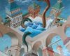 7-01-28-125 Купание разноцветного дракона. 125 деталей