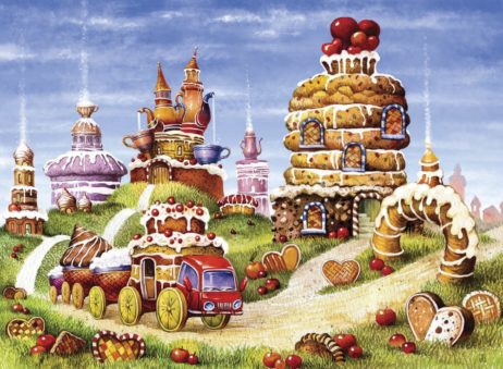 7-02-12-170 Бисквитные горки. 170 деталей