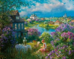 7-04-08-160 Домик в сирени. 160 деталей