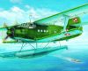 01606 Самолет Антонов Ан-2В на поплавках
