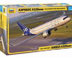 7037 Пассажирский авиалайнер Аэробус А320neo
