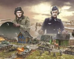 6182 Диорама 1944 BATTLE AT MALINAVA - BATTLE SET