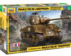 3676 Американский средний танк М4А3 (76) W «ШЕРМАН»