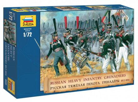 8020 Русская тяжёлая пехота Гренадёры 1812-1814 гг.