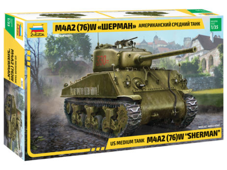 3645 Американский средний танк М4А2 (76)W «Шерман»